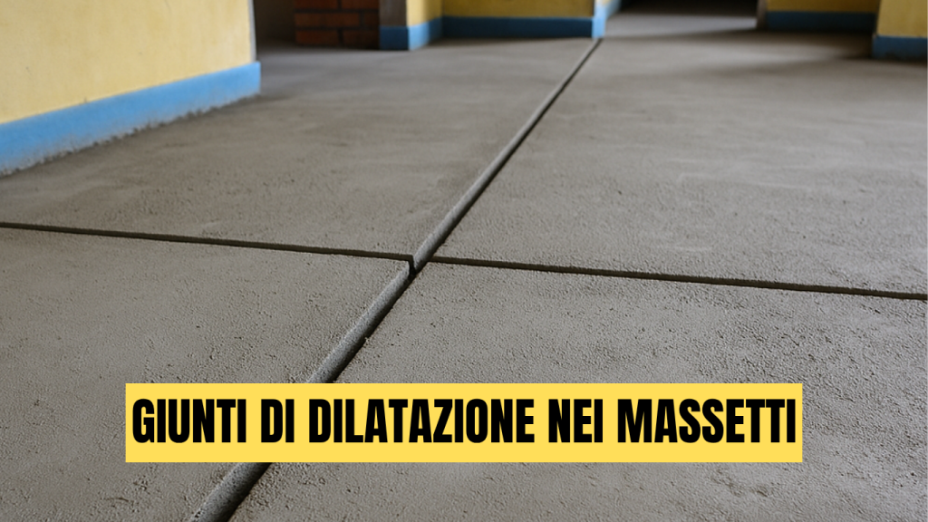 Giunti di dilatazione nei massetti: tipi, distanze e norme UNI - massetti.org - il primo portale dedicato ai massetti