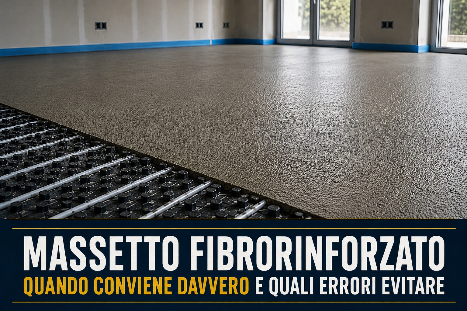 Massetto fibrorinforzato: quando conviene davvero e quali errori evitare - massetti.org - portale italiano su massetti e pavimenti